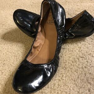 Patent leather ballet flats